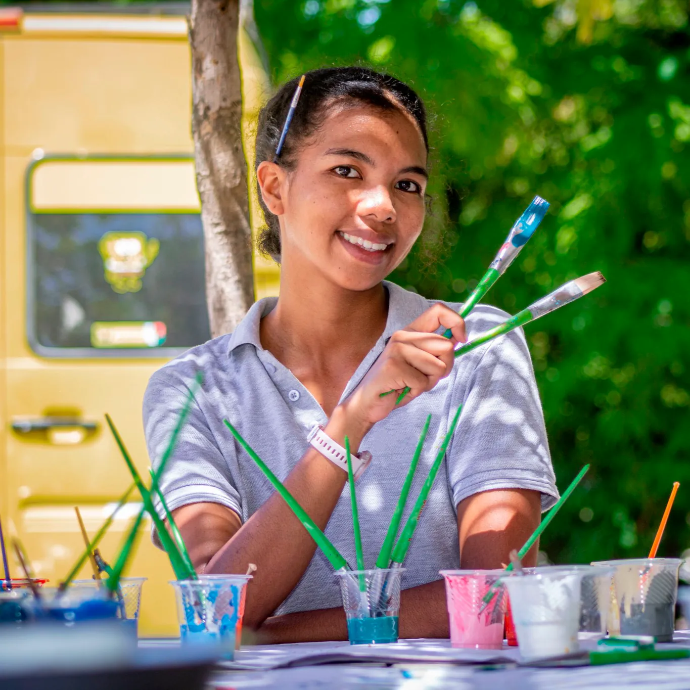 Atelier de peinture en team building