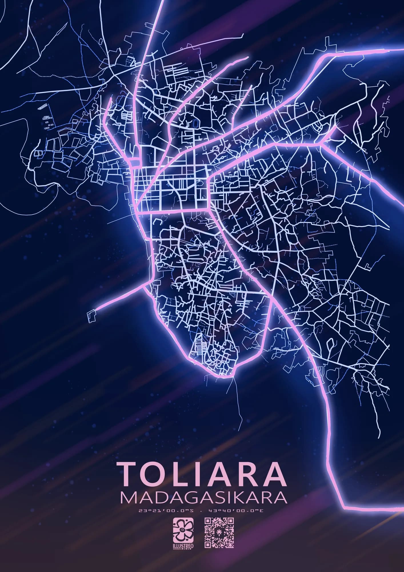 Toliara Madagasikara, carte